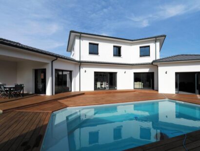 Maison moderne prestige piscine