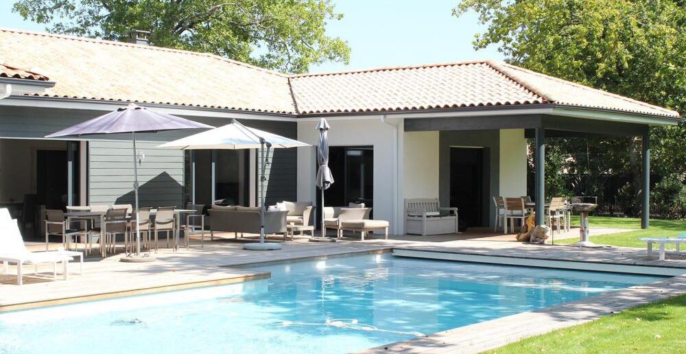 villa design avec piscine