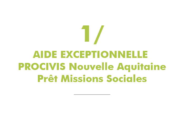 Aide exceptionnelle Procivis Nouvelle Aquitaine