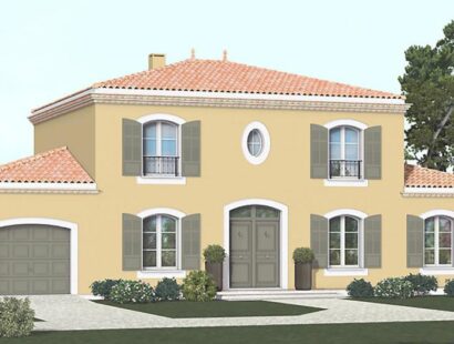Maison-classique-Bastide-Meridionale-facade-avant
