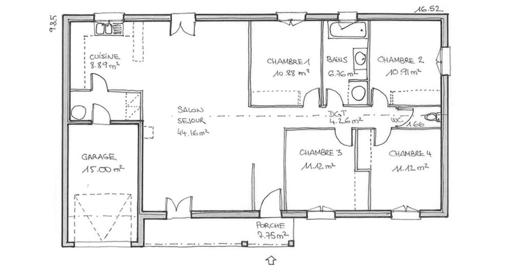 Plan-Maison-modulable-Tremolat-Arcachon-110m2