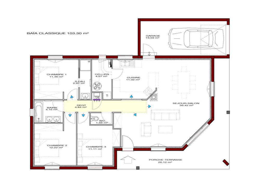 Plan-maison-Baia-classique-plain-pied-103m2