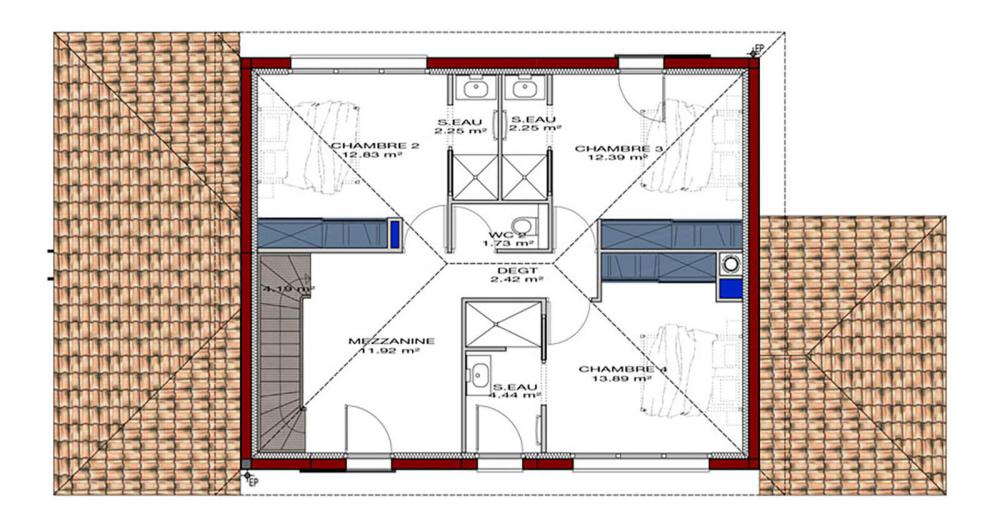 Plan-maison-Bastide-Belgrave-classique-etage-64.12m2