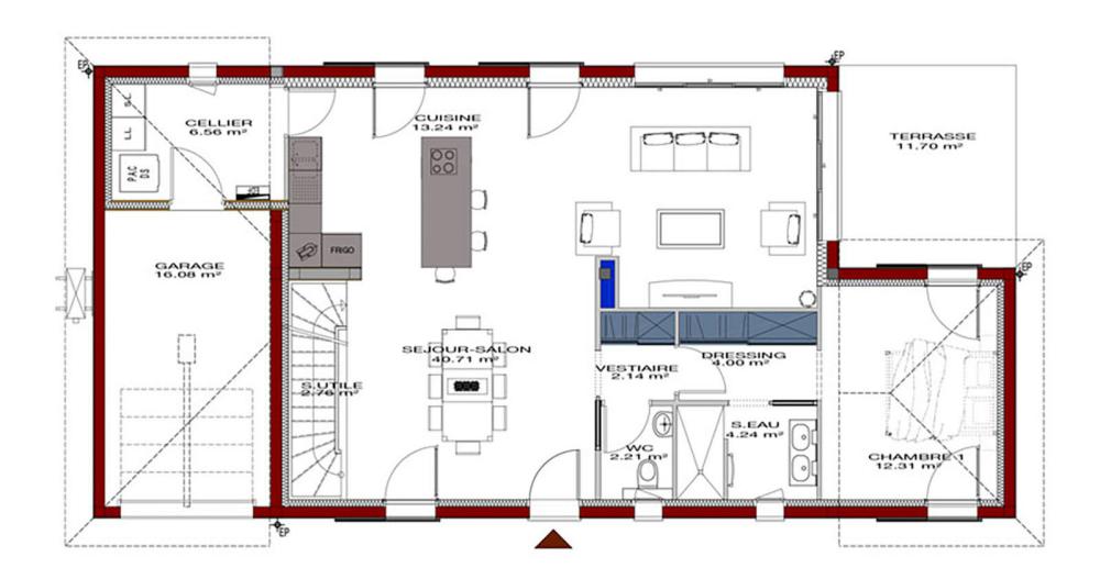 Plan-maison-Bastide-Belgrave-classique-rdc-85.42m2-cuisine-ouverte