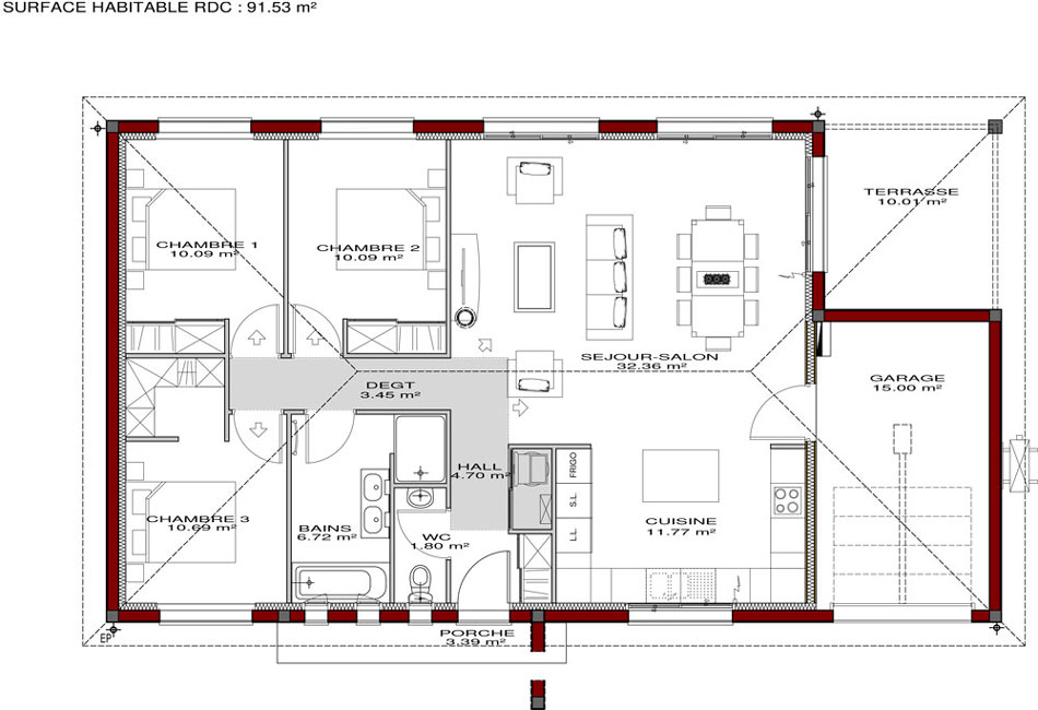 Plan-maison-Toulousaine