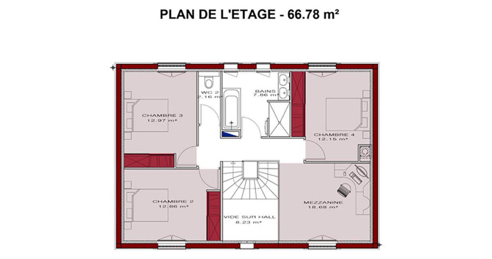Plan-maison-classique-Bastide-Prestige-etage