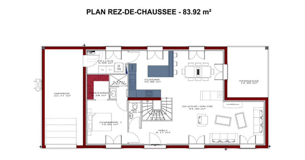 Plan-maison-classique-Bastide-Prestige-rdc