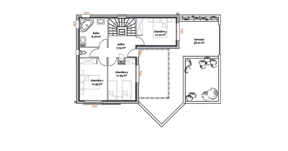 Plan-maison-design-Chora-etage