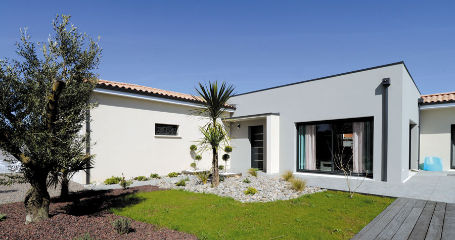 jardin aménagé pour maison en Vendée