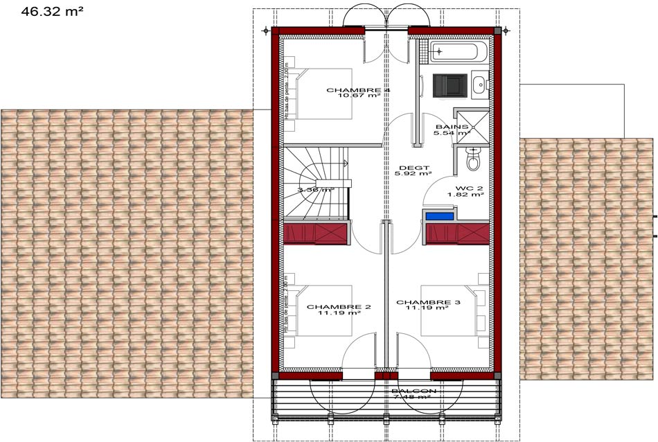 plan-grande-maison-basque-etage