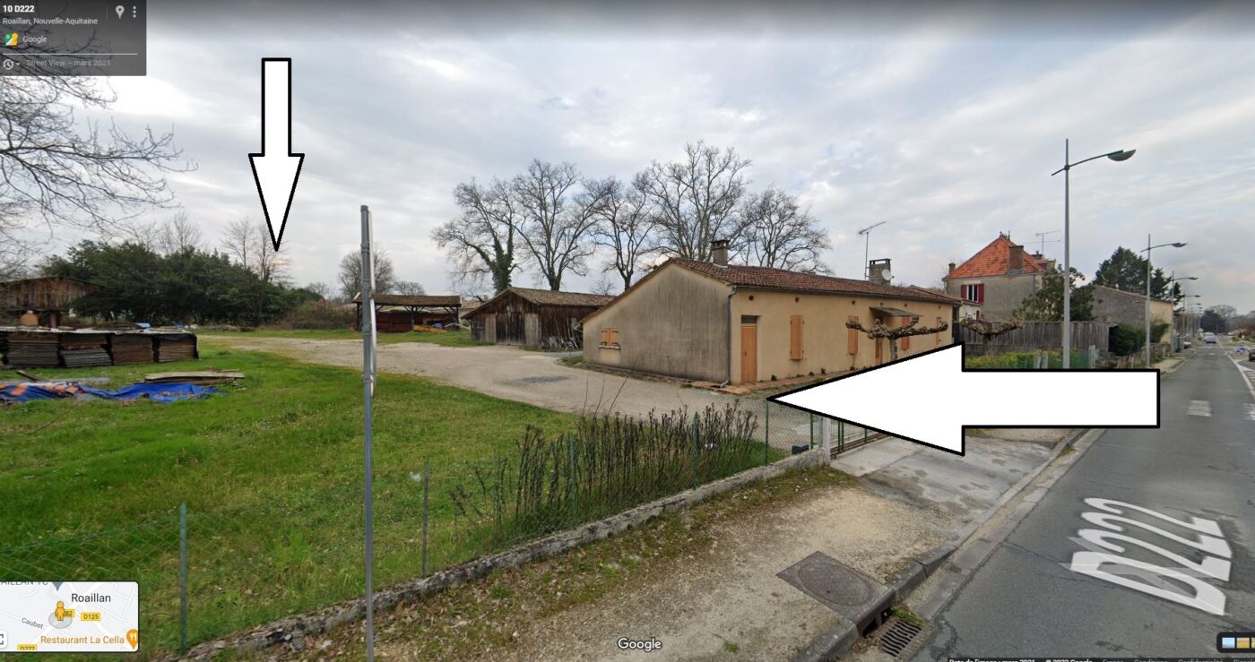 Terrain constructible Roaillan  (Gironde 33)