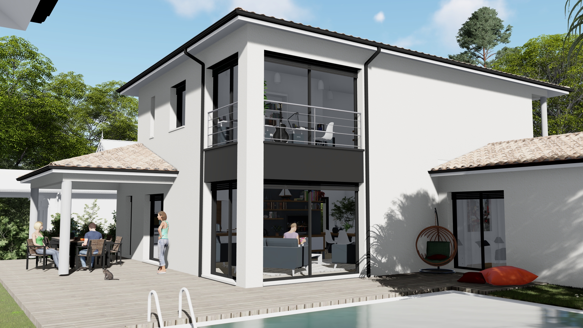 Maison + terrain Artigues-près-bordeaux  (Gironde 33)