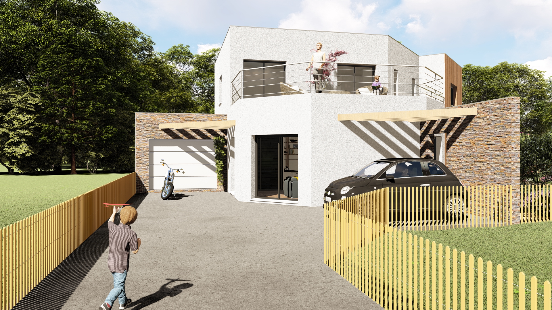 Maison + terrain Artigues-près-bordeaux  (Gironde 33)