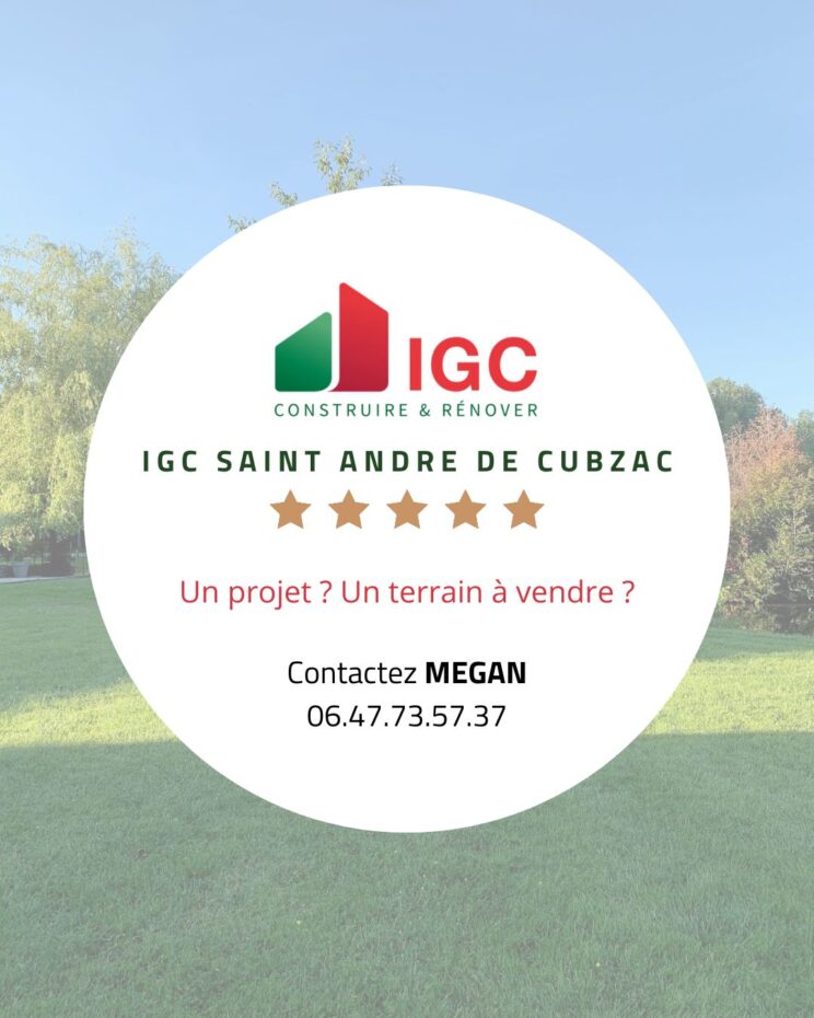 Terrain constructible Saint-sulpice-et-cameyrac  (Gironde 33)