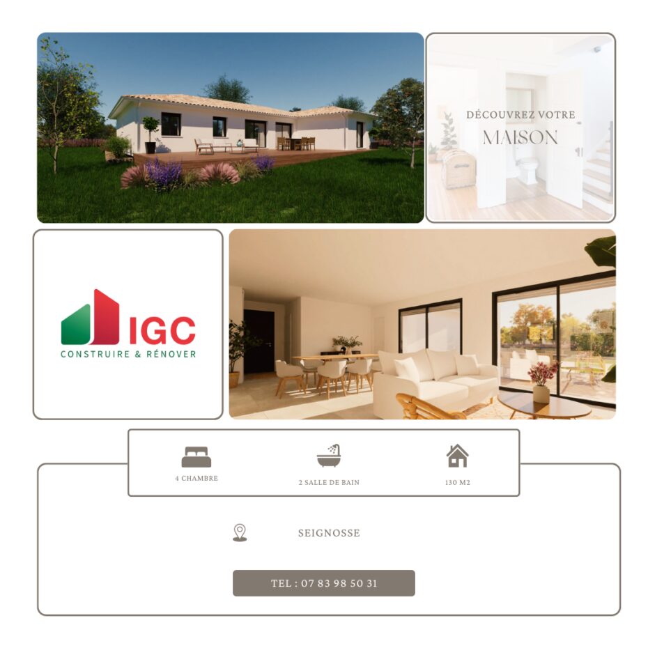 Maison avec terrain Seignosse  (Landes 40)