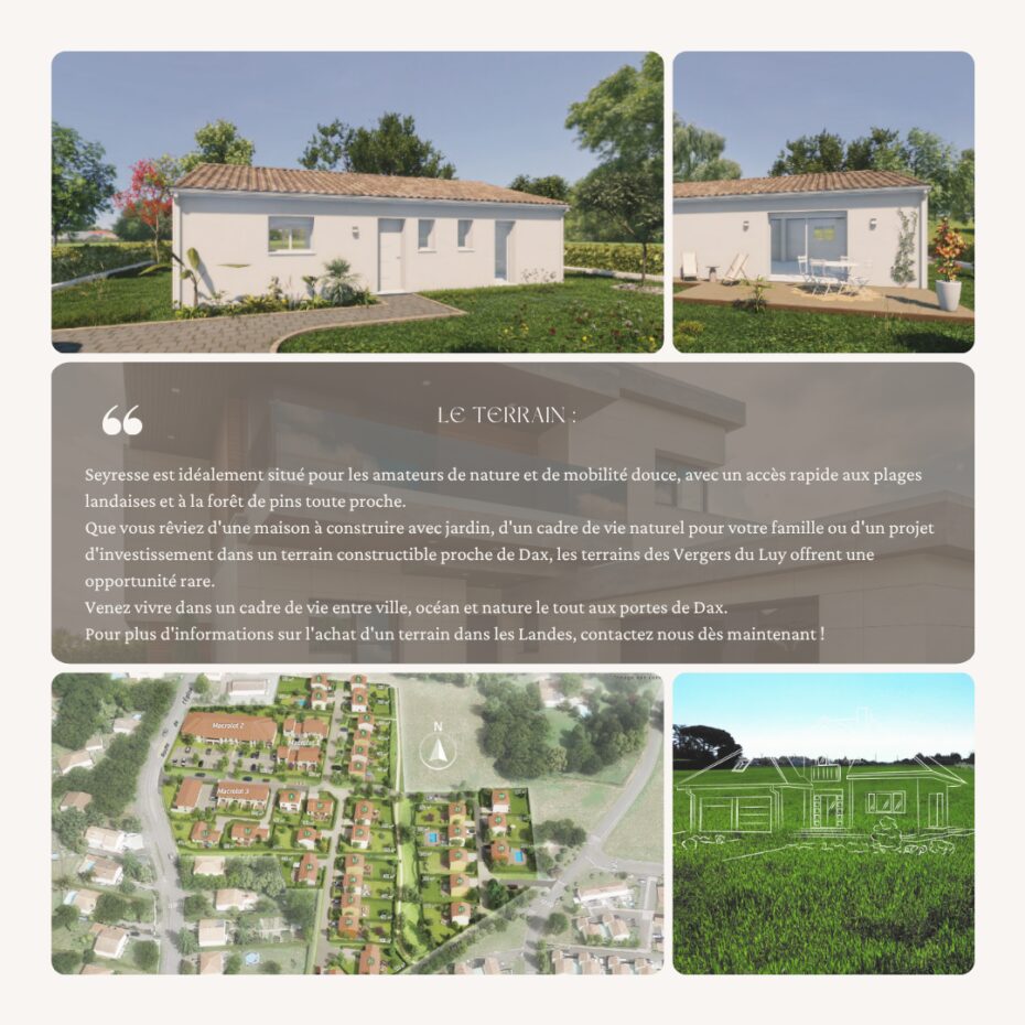 Maison avec terrain Seyresse  (Landes 40)