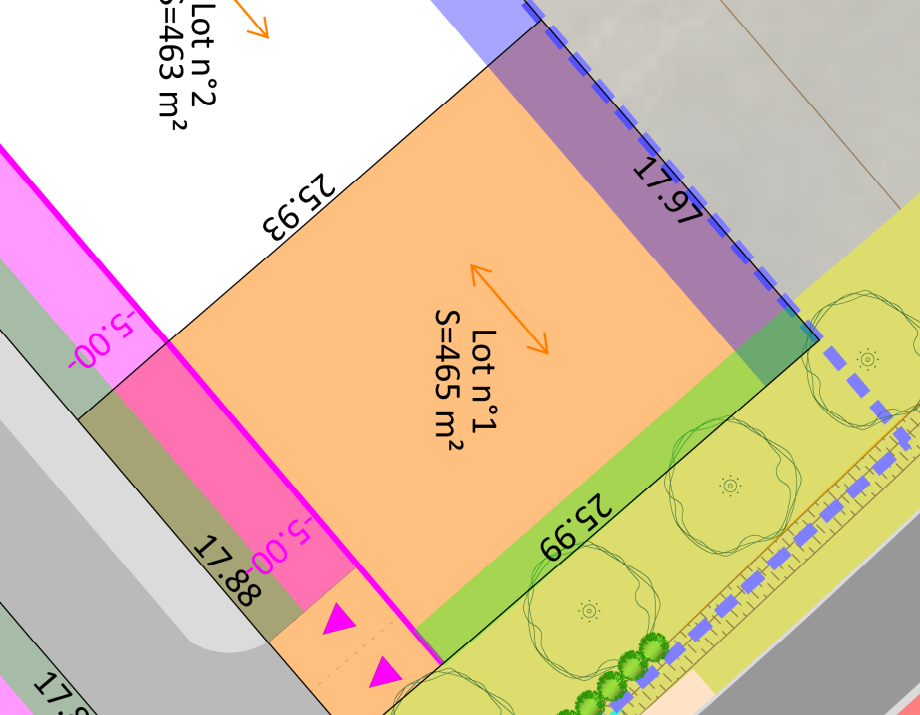Terrain constructible Meursac  (Charente-Maritime 17)