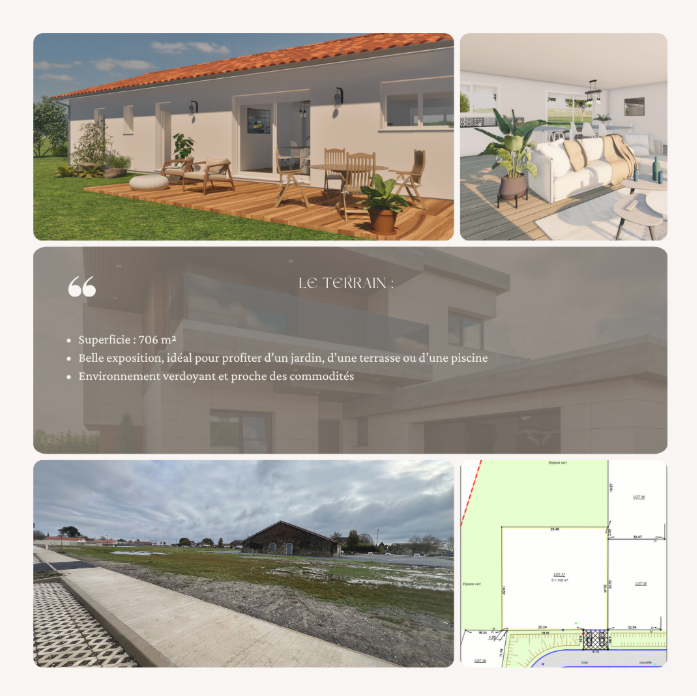 Maison avec terrain Saint-vincent-de-paul  (Landes 40)