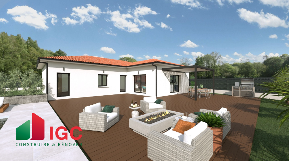 Maison + terrain Saint-vincent-de-paul  (Landes 40)