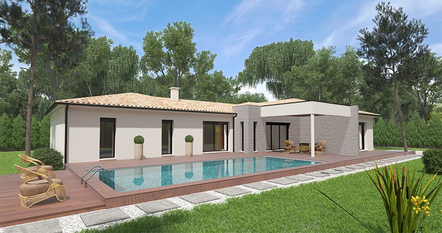 Maison + terrain Brugnens  (Gers 32)