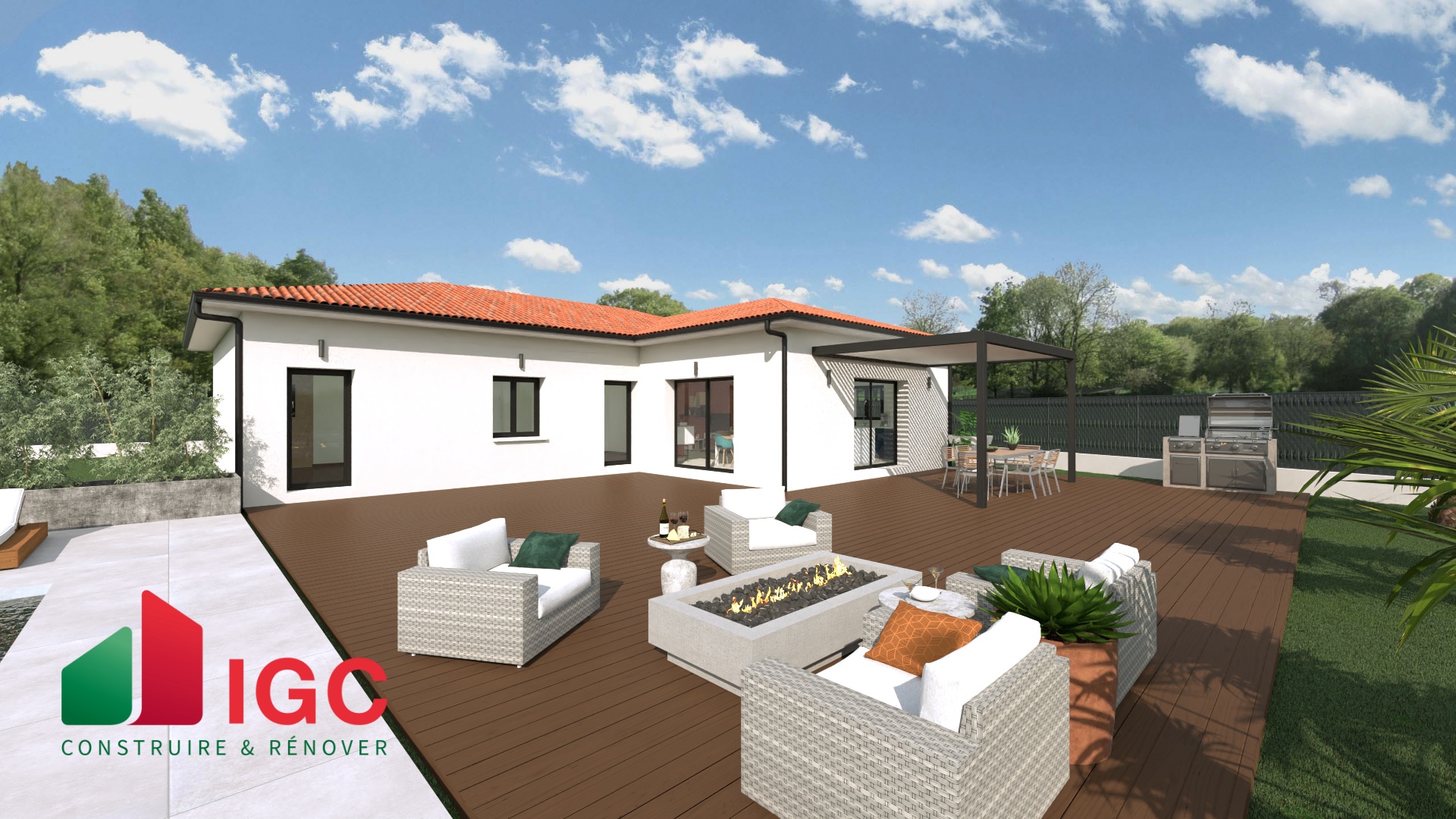 Maison + terrain Saint-vincent-de-paul  (Landes 40)