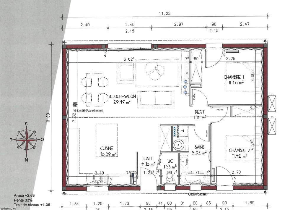 Maison + terrain Saint-augustin  (Charente-Maritime 17)