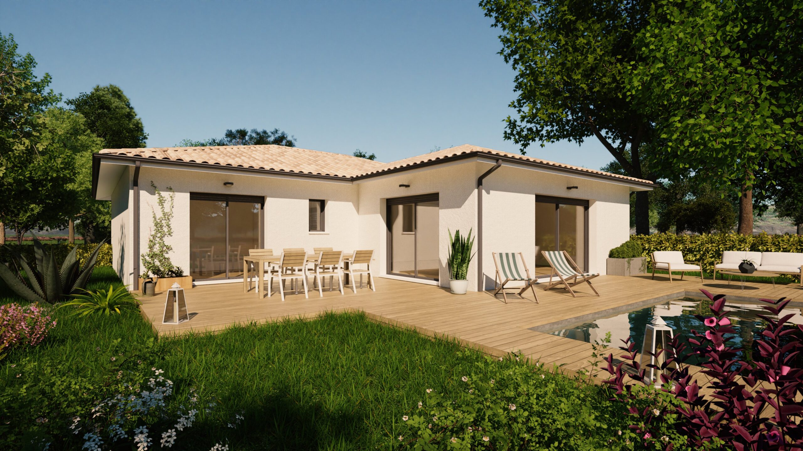 Maison + terrain Saint-aubin-de-médoc  (Gironde 33)