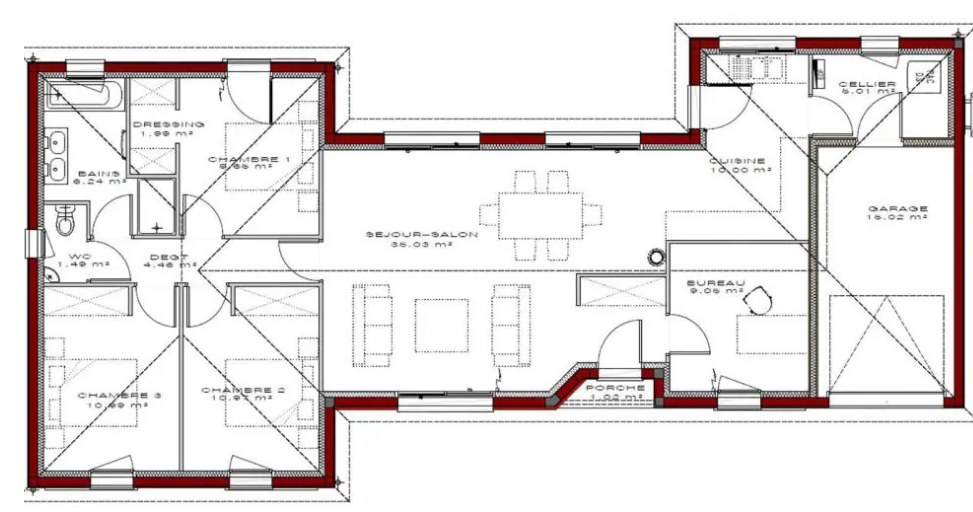 Maison avec terrain L'isle-jourdain  (Gers 32)