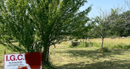 Terrain constructible Saint-sulpice-et-cameyrac  (Gironde 33)