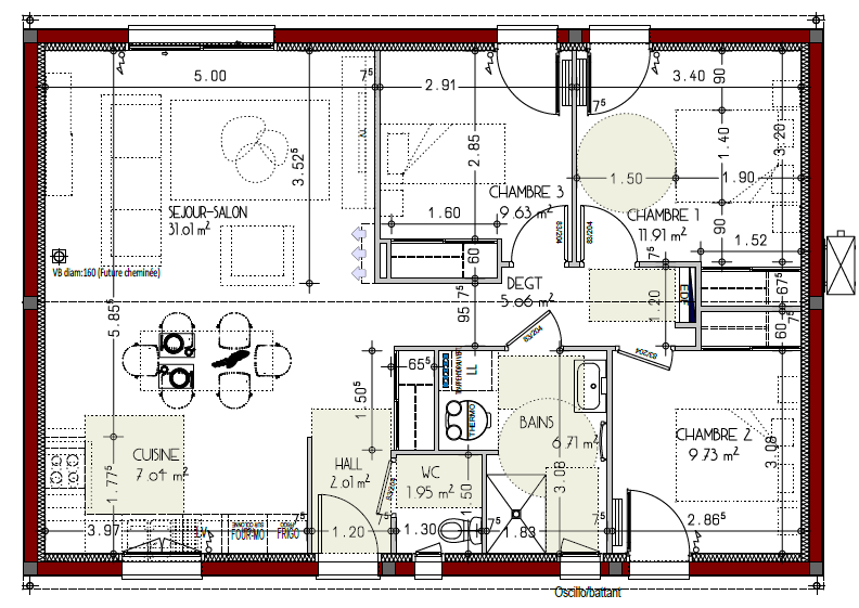 Maison + terrain Le passage  (Lot et Garonne 47)