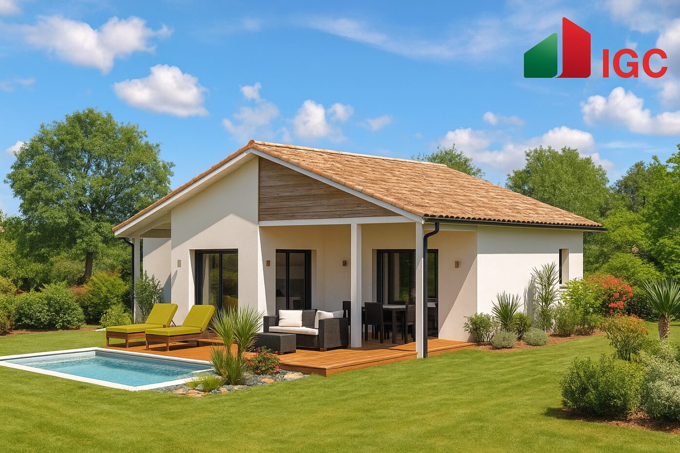 Terrain constructible Estibeaux  (Landes 40)