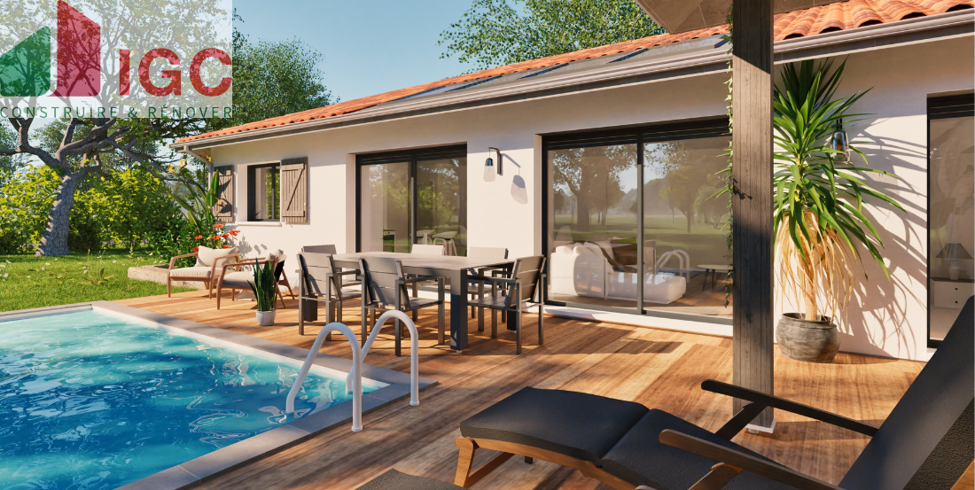 Maison + terrain Sanguinet  (Landes 40)