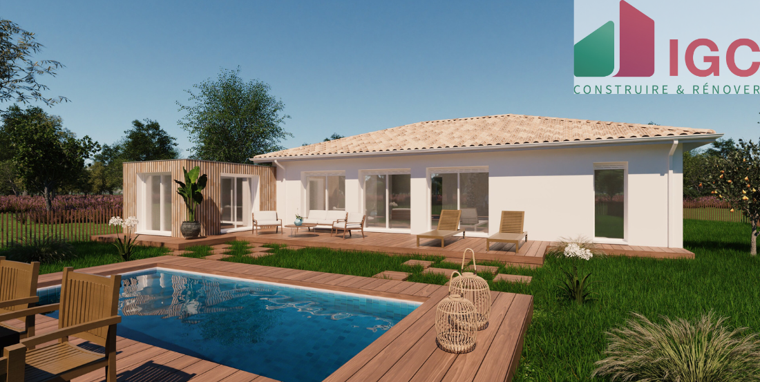 Maison + terrain Parentis-en-born  (Landes 40)