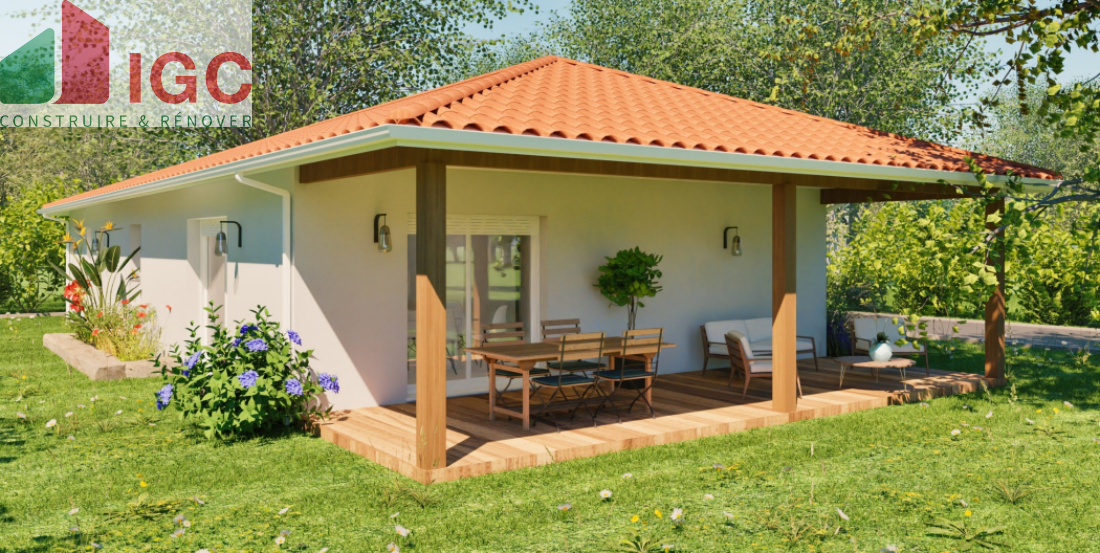 Maison + terrain Belin-béliet  (Gironde 33)