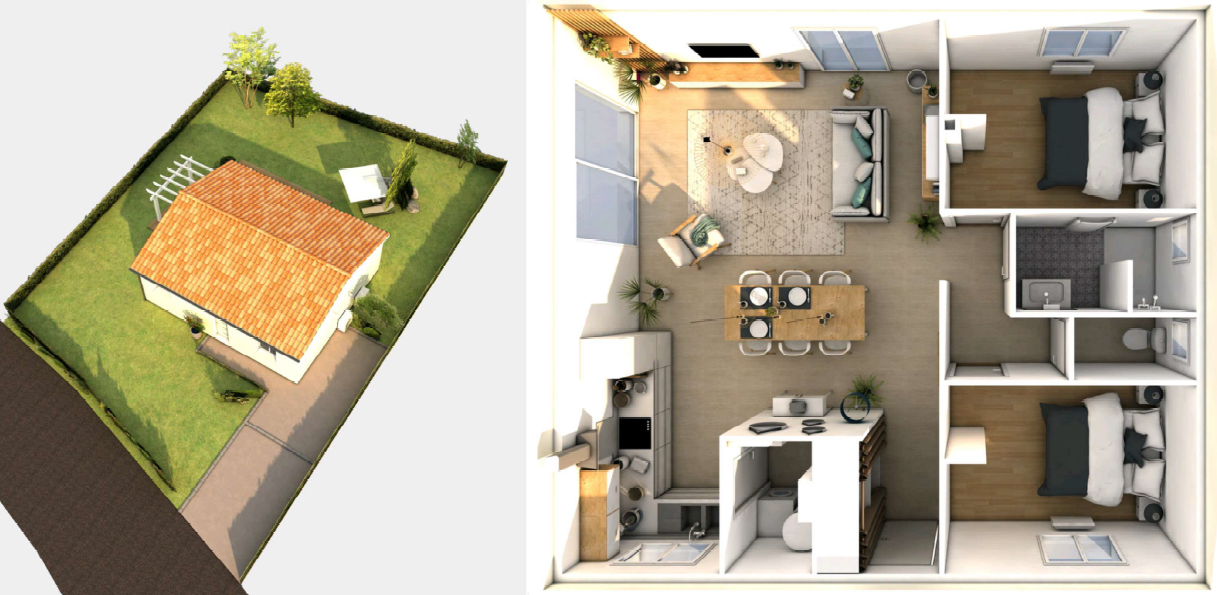 Maison + terrain Saint-loubès  (Gironde 33)