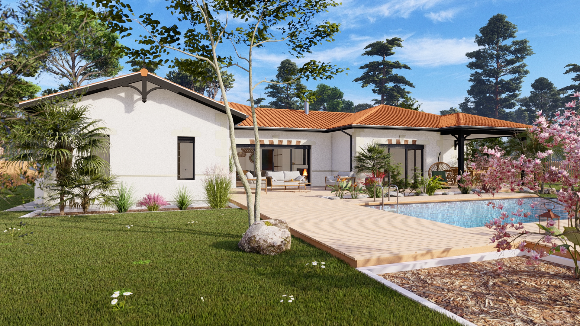 Maison + terrain Canéjan  (Gironde 33)