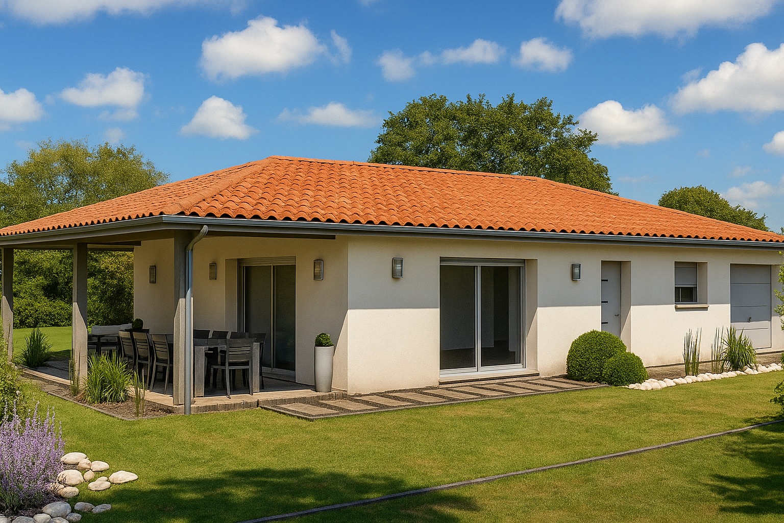 Maison + terrain Pomarez (Landes 40)