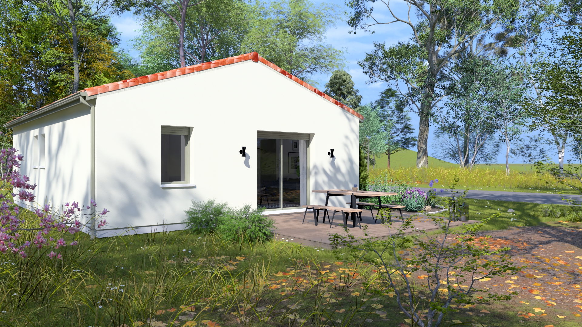 Maison + terrain Onesse-et-laharie (Landes 40)