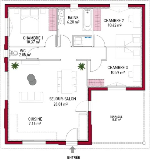 Maison avec terrain Bourg  (Gironde 33)