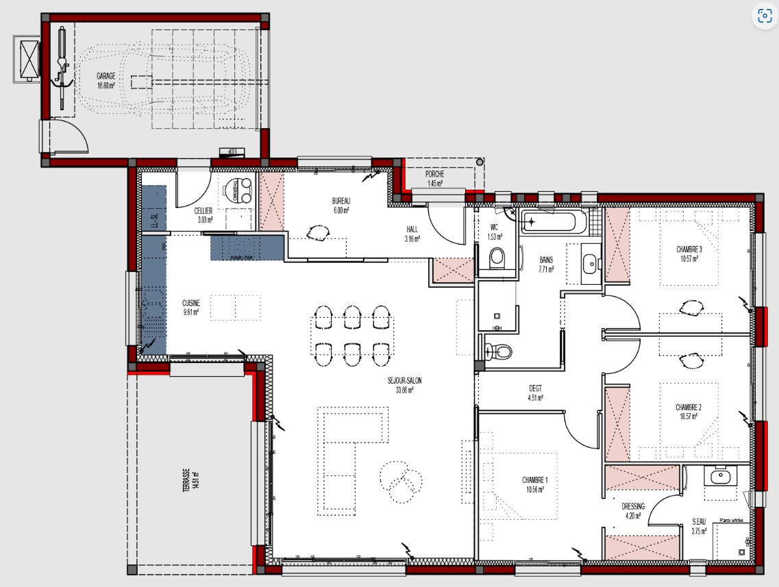 Maison avec terrain Saint-loubès  (Gironde 33)