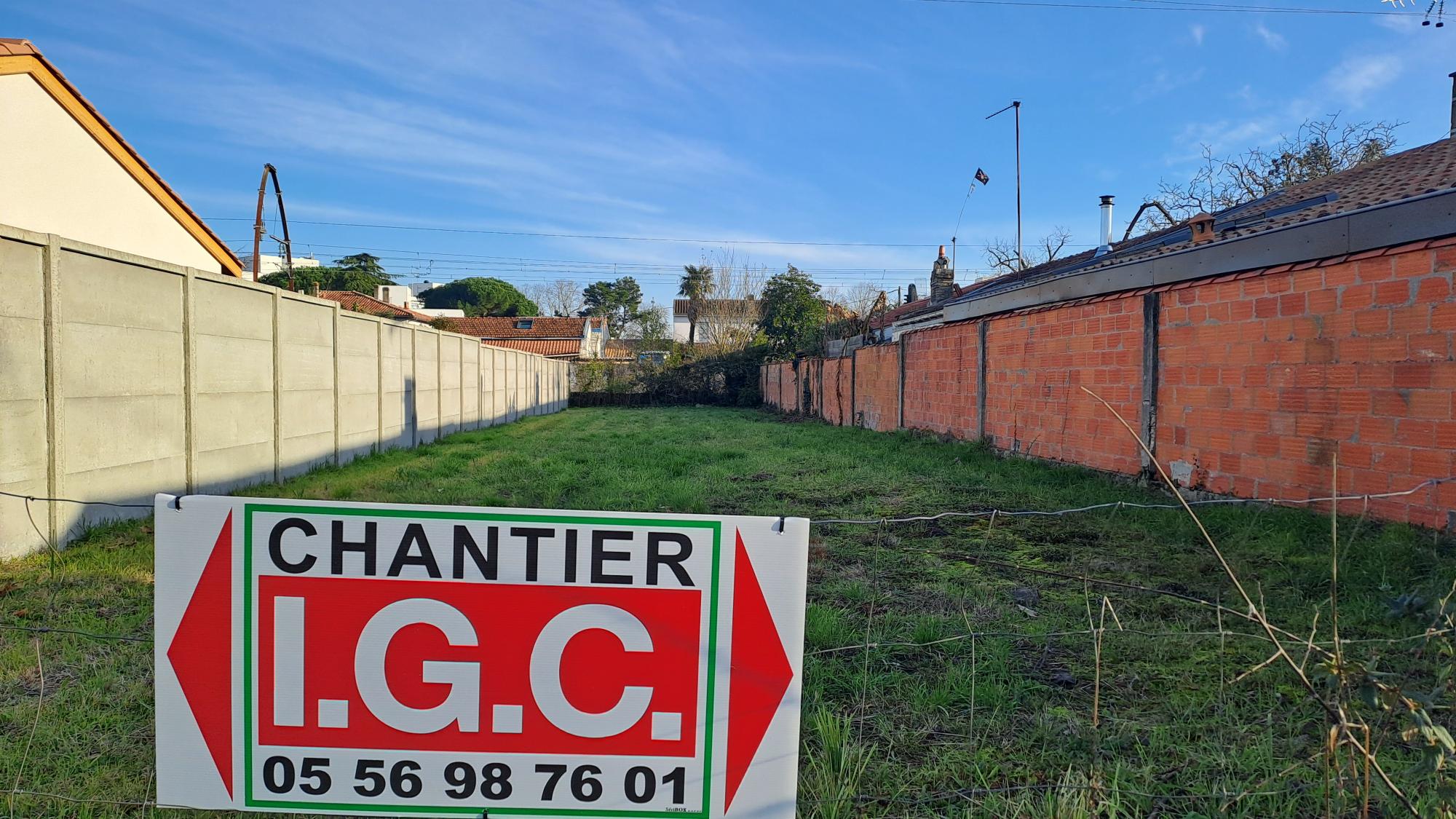 Terrain constructible Bordeaux caudéran  (Gironde 33)