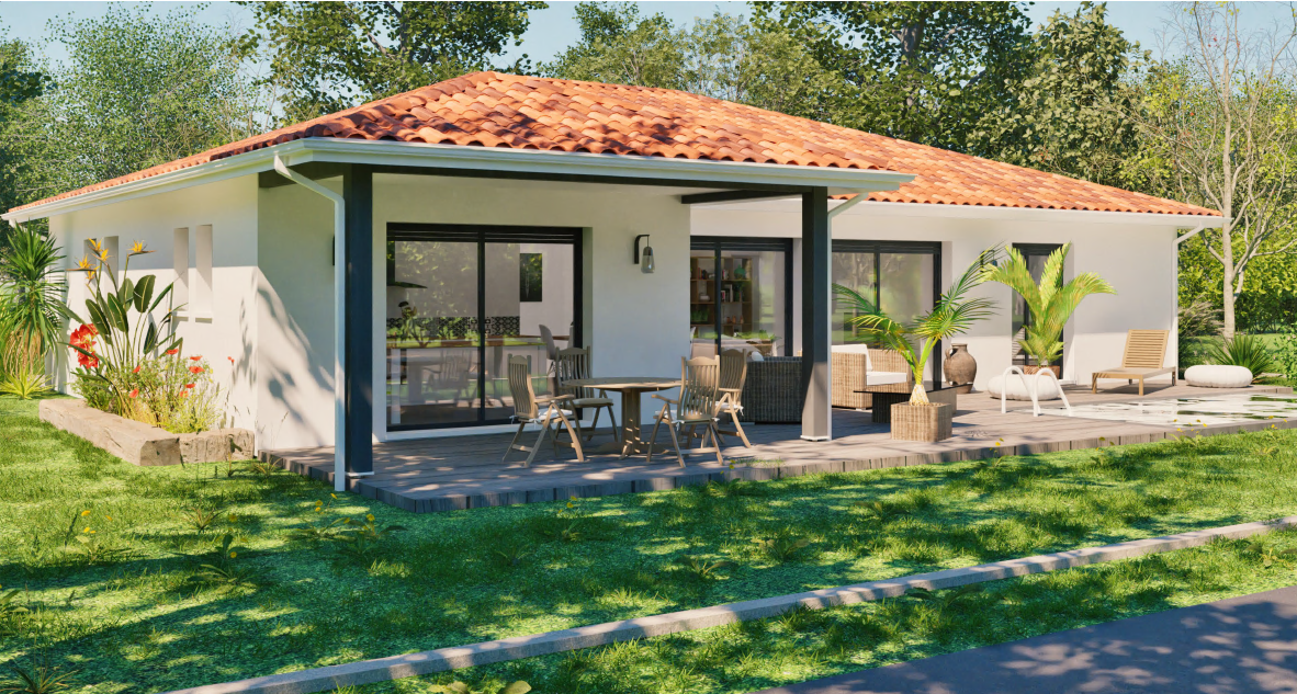 Maison + terrain Saubion  (Landes 40)