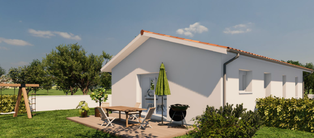 Maison + terrain Onesse-et-laharie  (Landes 40)