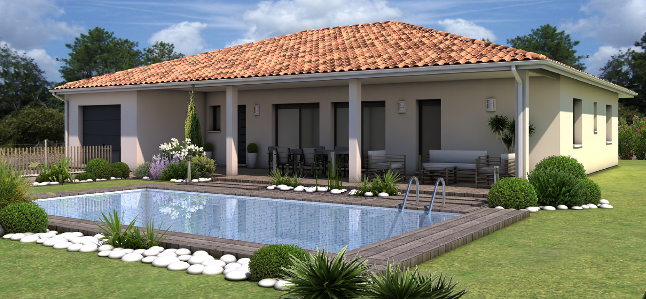 Maison + terrain Lit-et-mixe (Landes 40)