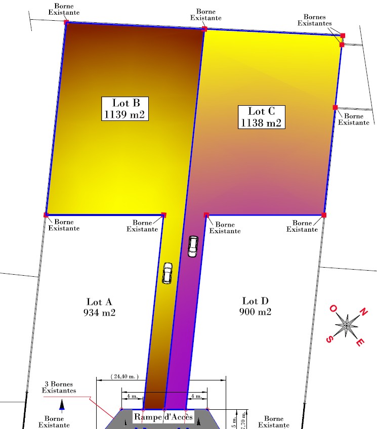 Terrain constructible Meillon  (Pyrénées Atlantiques 64)