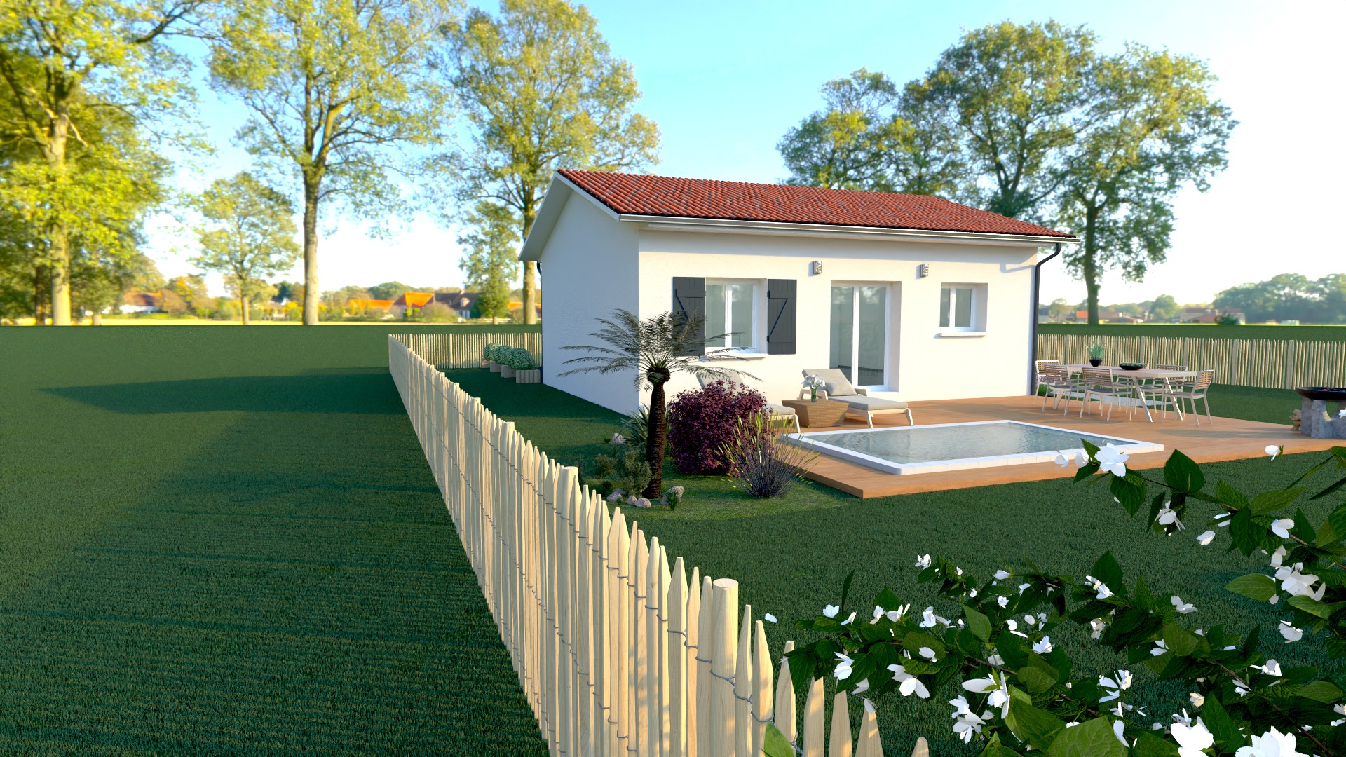 Maison + terrain Gastes (Landes 40)
