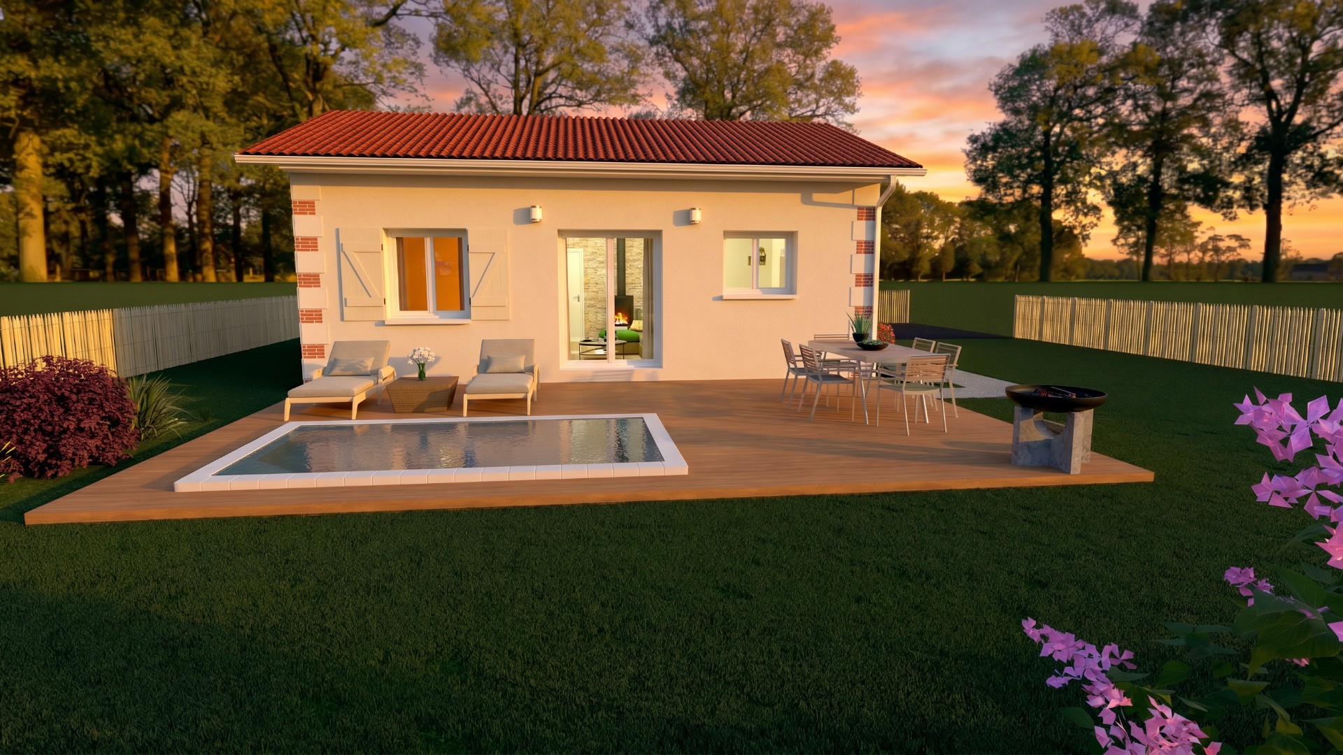 Maison + terrain Pontenx-les-forges (Landes 40)