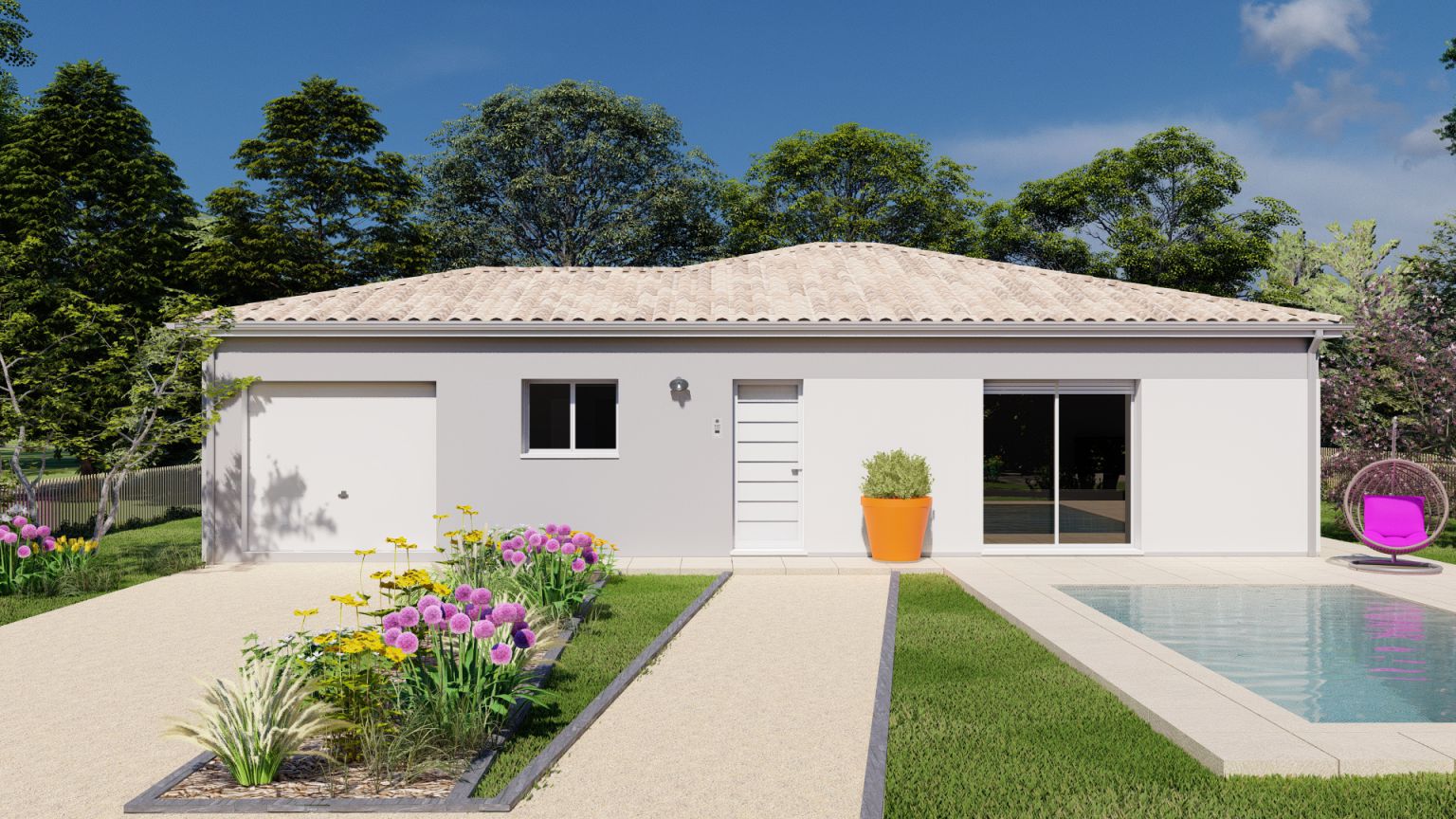 Maison + terrain Saint-selve  (Gironde 33)