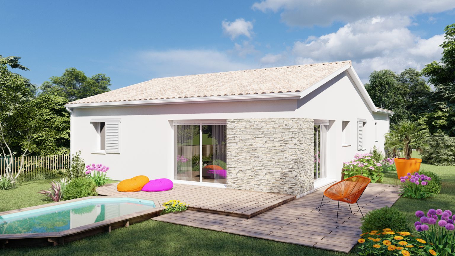 Maison + terrain Cadaujac  (Gironde 33)