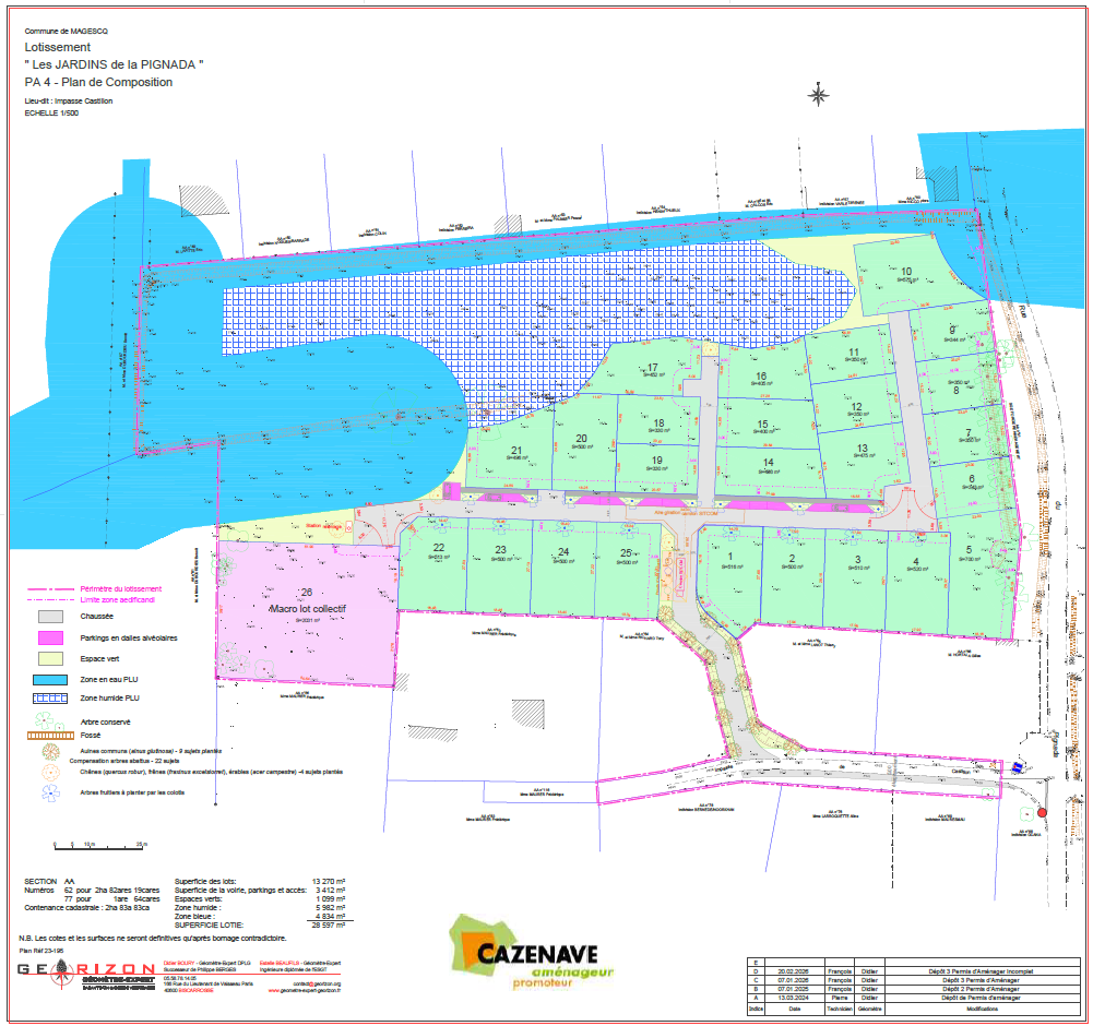 Terrain constructible Magescq  (Landes 40)